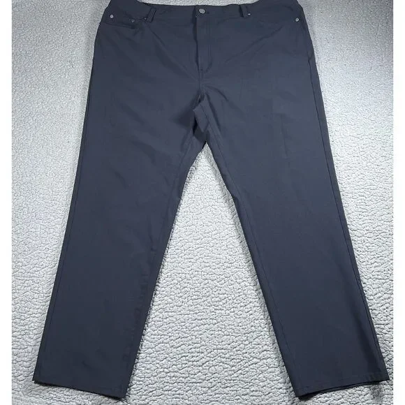 J‎ Hilburn Mens Pants 40x29 Blue Golf Stretch Chino Tech STU