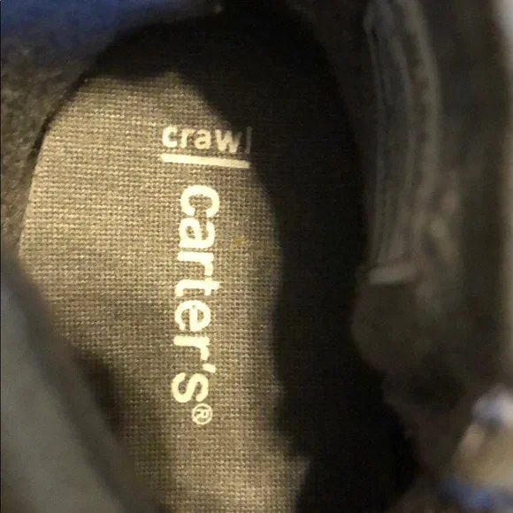 Carter’s Crawl Gray and Sparkle Booties
