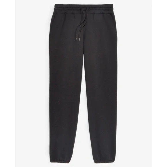 Mode of One Mens Regular Fit Fleece Joggers in Deep Black Size L‎  new