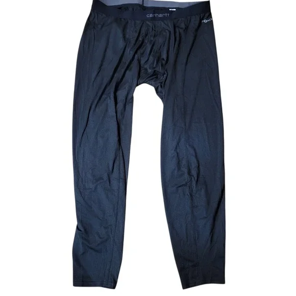 Carhartt Force Thermal Base Layer Pants Mens 2XL‎ Black Long Johns