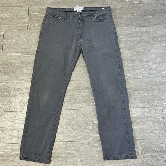 Paper Denim & Cloth Pants Mens 36x30 Cotton Cream Casual Chino Khaki