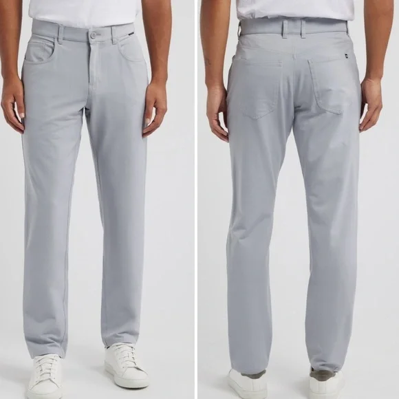 NEW Travis Mathew Open to Close Midweight Stretch Straight Leg Sleet Sz 30 x 33