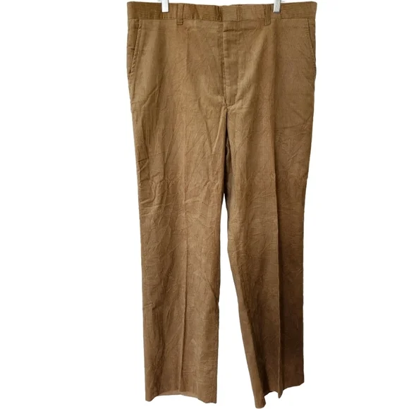 Vintage Tan Brown Corduroy Pants Size 40X32