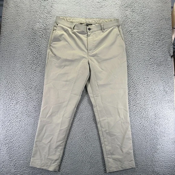 Banana Republic Pant Mens 38x30 Beige Chino Straight Leg Business Preppy Career