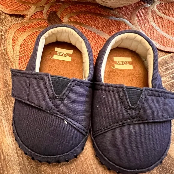 Baby Boys Tom Blue Shoes Size 2