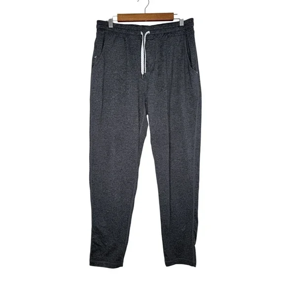 Vuori Ponto Performance Pants Mens Large Charcoal Heather DreamKnit Lounge