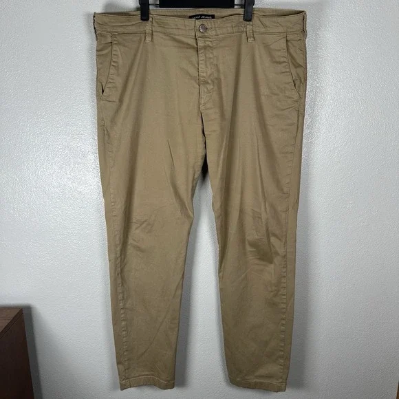 Mavi Jeans Mens 40x32 Tan Edward Slim Straight Leg Chinos Pants‎ Stretch Preppy
