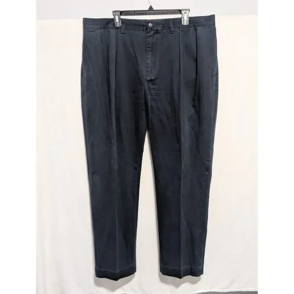 Polo Ralph Lauren Ethan Pants 100% Cotton Navy Blue Red Pony Men's Size 40x32