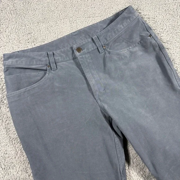 Lululemon ABC Pants Utilitech Mens 31x32 Slim Fit Canvas Five Pocket Trousers