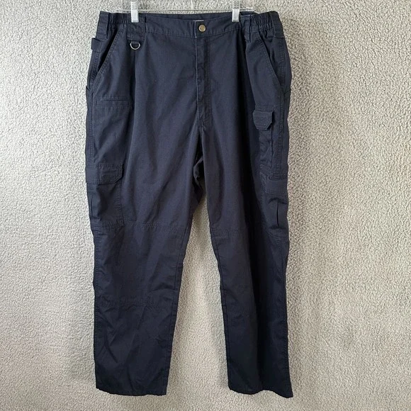 5.11 Tactical Taclite Pro Cargo Pants Mens 42  Navy Blue Utility Work Ripstop