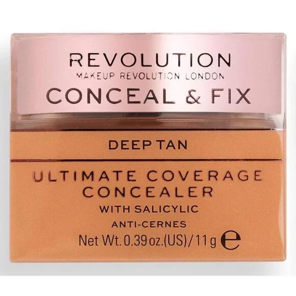 Revolution Beauty Conceal & Fix Concealer – Deep Tan New