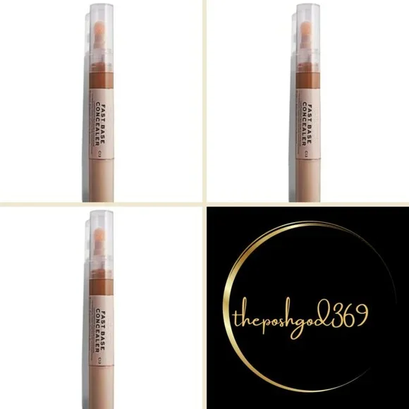 3 Makeup Revolution Fast Base Concealer – C13 | Lightweight & Buildable | New