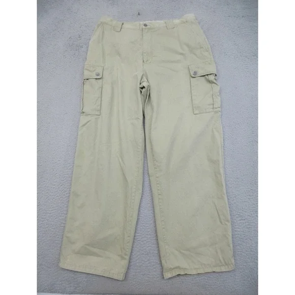 Calvin Klein Jeans GI Chino Cargo Pants Mens 36x30 Khaki Cotton Utility Workwear