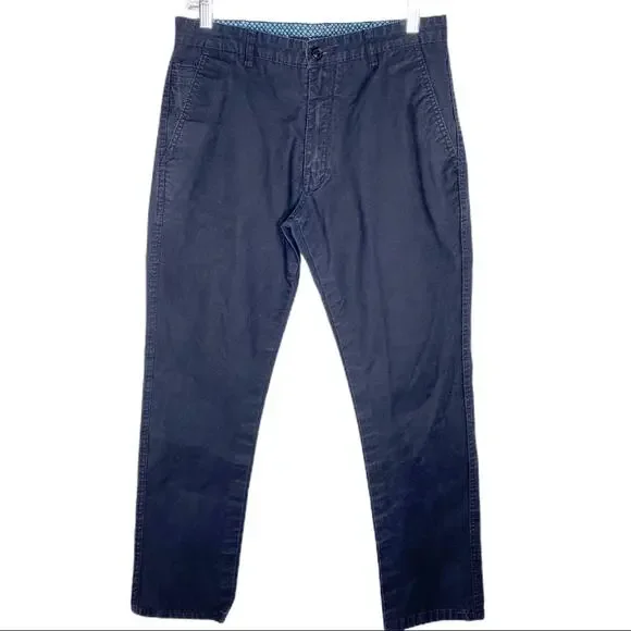Men's Giorgio Armani Blue Pants Size 32 X 34