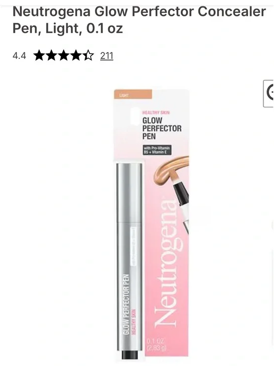 Neutrogena Glow Perfector Concealer Pen -Pink nib