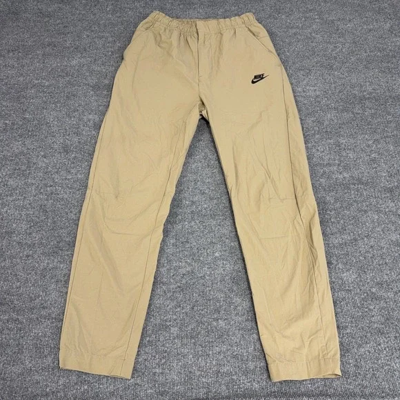 Nike Sportswear Commuter Pants Mens Small Tan Tech Woven Performance DM6621-247