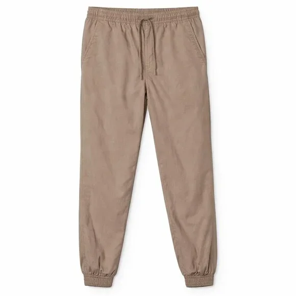 Beverly Hills Polo Club Men’s Jogger Pants | Small | Khaki Tan 100% Cotton