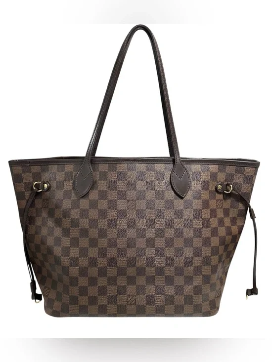 Louis Vuitton Damier Ebene Neverfull MM Tote Bag