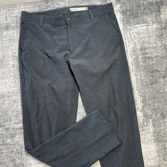 Linksoul Pants Mens 35 Navy Boardwalker Performance Golf Chino Travel Stretch