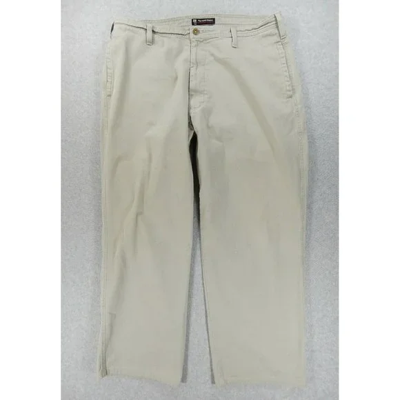 Polo Jeans Ralph Lauren Distressed Solid AUTO Pants (Men's 36x31)‎ Tan
