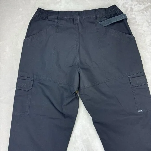 5.11 Tactical Series Mens Ripstop Cargo Pants 36x32 Black‎ Tac-143 74273 Taclite