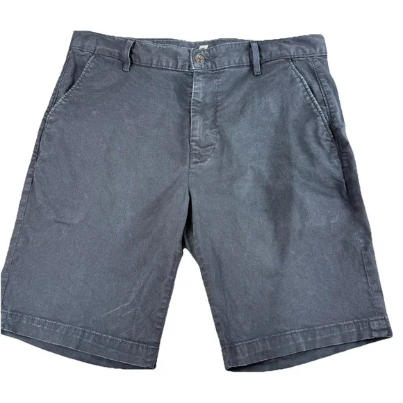 7 For All‎ Mankind Men's Chino Shorts - Black - Size 31 - Stretch Cotton