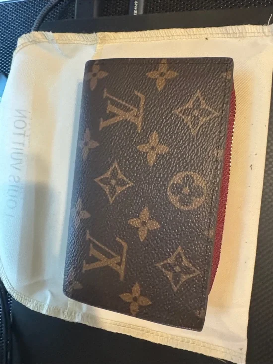 Louis Vuitton Brown Monogram Canvas Card Holder Wallet