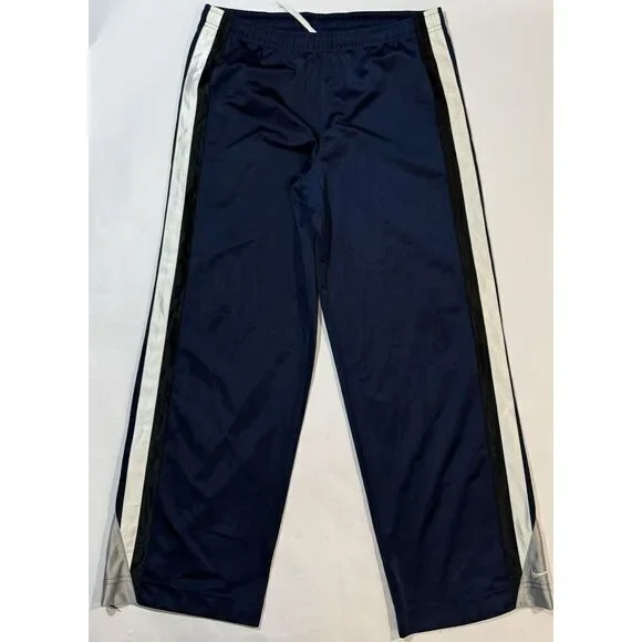 Nike Mens White Swoosh Sweatpants,‎ Mens Size Medium, Blue