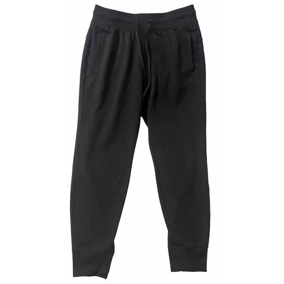 Athletic Works Adult M 8-10 Jogger Sweatpants Knit Blend, Pockets Elastic Waist