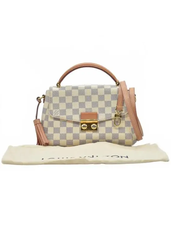 $2000 2019 Louis Vuitton Damier Azur Croisette ML4169