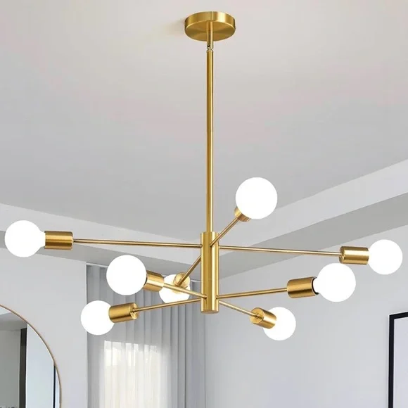 Modern Gold Chandelier