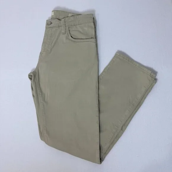 Mavi Jeans Zach Straight Leg Mens Khaki Pants Size 34/32 Cotton Blend