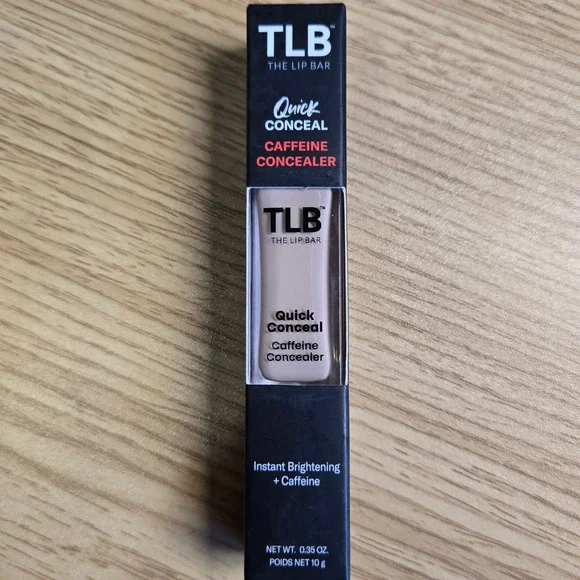 TLB The Lip Bar Quick Conceal Caffeine Concealer Ivory 1.0 New