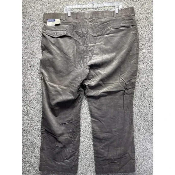 The JC Penney Men's Shop‎ Slack Flat Corduroy Dress Pants Men's Gray 44x30 NWT**