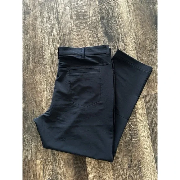 Panama Jack Mens 40X30 Black Lightweight Golf Relax Travel‎ Brunch Pants