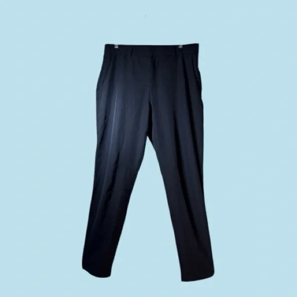 Fabletics The Only Pants Classic Fit Business Casual Navy Pants Size 32?