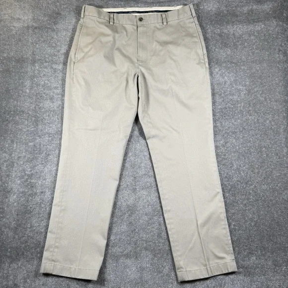 Brooks Brothers Pants Men's 37x30 Beige Clark Advantage Chino Straight Leg