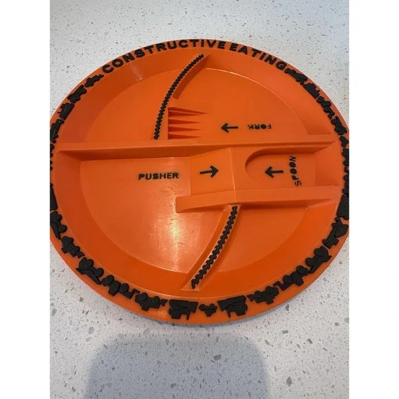 Constructive Eating‎ Construction Zone Plate Only Orange