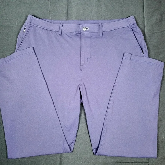 Public Rec Gamechanger Pants Men 40 x 30* Navy Blue Nylon‎ Stretch Tapered