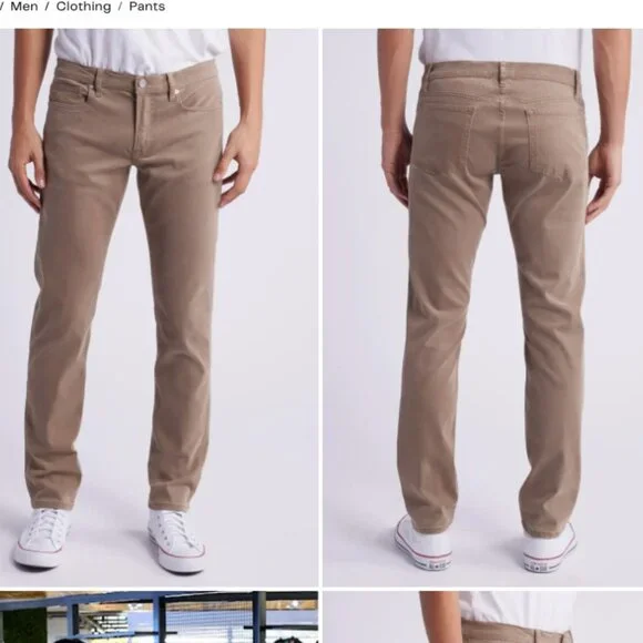 FRAME L'Homme Slim Fit Five-Pocket Twill Pants Men's Sz 32 NWT