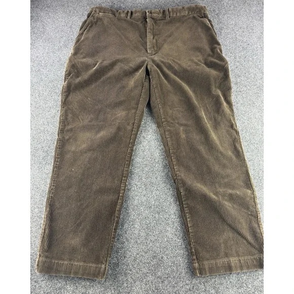 VTG Polo Ralph Lauren Corduroy Pants Brown 42x30 Classic Fit Cotton