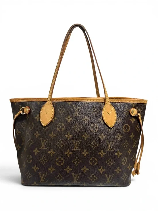 Louis Vuitton Monogram & Vachetta Leather Neverfull PM Tote