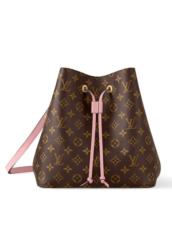 💯Authentic 🌹 Louis Vuitton 🌹 Monogram Neonoe MM Rose Poudre, M44022