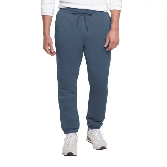 Eddie Bauer Blue Faux Shearling Lined Jogger Sweatpants XXL NWT