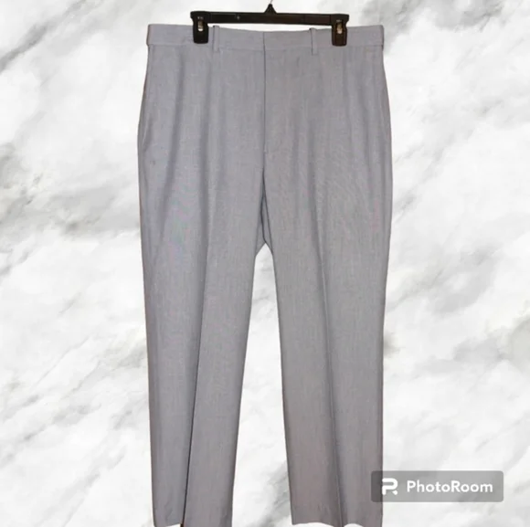 Savane Flat Front Prium Flex Gabardine Dress Pants