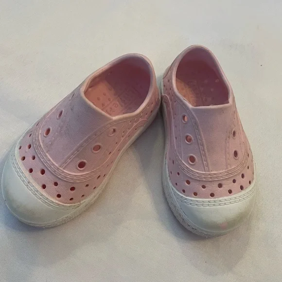 Little Me Pink Kids Slip-On Shoes,‎ Size 4