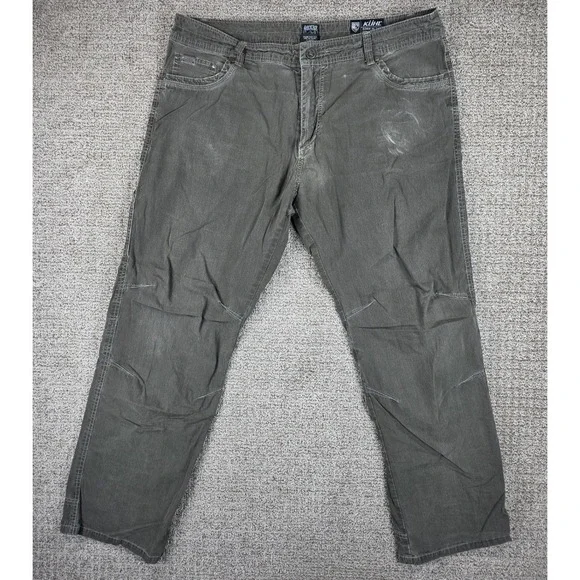 KUHL Mens Revolvr Pants Utility Hiking Work Outdoor Casual Size 40x32 Distressed