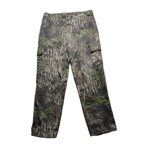 Realtree Camo Cargo Pants Mens 40 Green Camouflage Straight Leg Made In USA