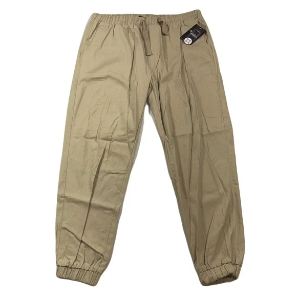Galaxy Harvic Jogger Cargo Pants Mens 2XL Tan‎ Khaki 4 Way Stretch $48 NEW