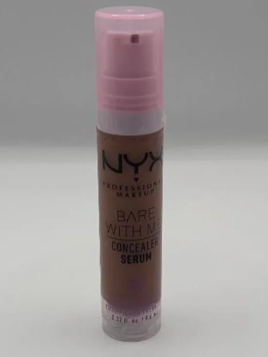 NYX Medium Deep Pump Concealer Bare With Me Concealer Serum in Deep Golden